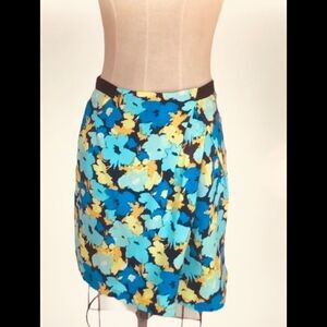 J Crew Floral Silk Asymmetrical Skirt - size 10 - 3 for $20